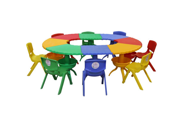 طاولة دائرية - ملونة - PARTY STATION
